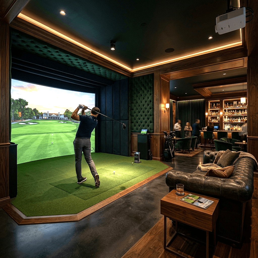Luxury Indoor Golf Simulator